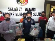 Polda Sultra Tangkap Pelaku Penipuan Penggandaan Uang Gaib