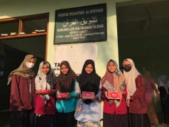 Tim KKN IAIN Kudus-MRI ACT Bagikan Makanan Gratis untuk Santri