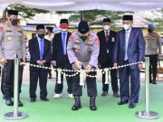 Kapolri Resmikan Gedung Baru Ponpes Assalam Sekaligus Tinjau Vaksinasi