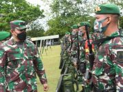 Kasdam IV/Diponegoro Cek Kesiapan Operasi Satgas Pamtas RI-PNG Yonif 410/Alugoro