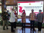 Kapolres Blora Dikukuhkan sebagai Ketua Umum Bulan Dana PMI 2021