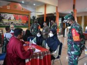 Vaksinasi Kodim 0712/Tegal Sasar SMKN 2 Slawi