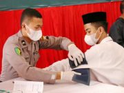 Ribuan Santri Ponpes Asri Tegalrejo Ikuti Vaksinasi Merdeka