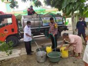 Kauman Blora Sudah Mulai Kekeringan, BPBD dropping Air Bersih untuk Warga
