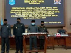Walkot Tegal Tanggapi Pandangan Fraksi-fraksi DPRD Kota Tegal