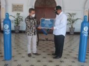 Pemkot Tegal Terima Bantuan 50 Tabung Oksigen dari Bank Indonesia