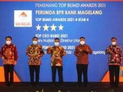Kota Magelang Raih Lima Penghargaan TOP BUMD Award 2021