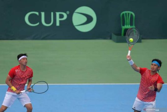 Indonesia Tanpa Christo dan David saat Melawan Barbados di Davis Cup