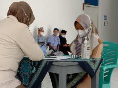 Kafilah STQ Jateng Dapatkan Vaksinasi dari Lanal Semarang