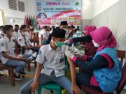1.000 Murid SMK dan Santri Ponpes Futuhiyyah Ikuti Vaksinasi Merdeka Candi