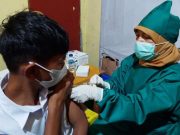 422 Peserta didik SMP Negeri 1 Sapuran Wonosobo Telah Divaksin