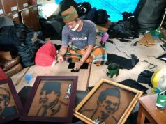 Siluet dari Karung Goni, Cara Kreatif Mendulang Uang di Masa Pandemi