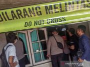 Polisi Lakukan Olah TKP Pembunuhan Pedagang Nasi