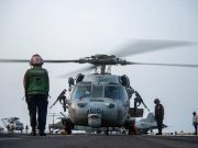 Helikopter Militer AS Jatuh ke Laut