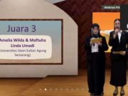Mahasiswa Farmasi Unissula Juara Poster Nasional