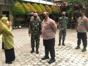 Dandim dan Kapolres Wonogiri Pantau Pelaksanaan PTM