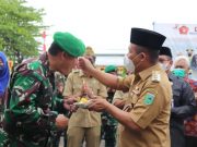 Simbol Soliditas, Bupati Kebumen dan Kapolres Suapi Dandim 0709