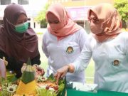 Semarak Peringatan HDKD 2021, DWP Kumham Jateng Gelar Lomba Hias Tumpeng
