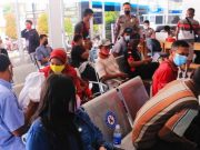 Vaksinasi bagi Pemohon SIM di Polrestabes Semarang