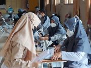 Ribuan Santri dan Pelajar Ikuti Vaksinasi Massal Polres Magelang