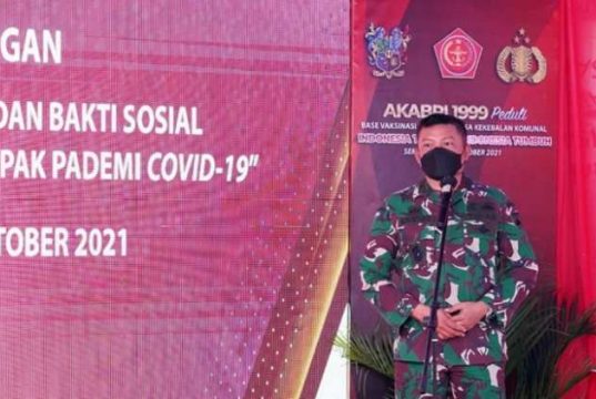Kasdam IV/Diponegoro Berikan Apresiasi Tinggi Giat Baksos dan Vaksinasi Massal Akabri 1999