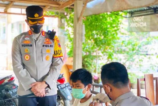 Percepatan Vaksinasi di Rawa Pening, Polres Semarang Luncurkan SINAWANG