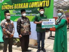 H Abdul Kadir Karding Salurkan Bantuan Alat Produksi Pakan Ikan