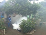 Mulai Ada Genangan Air, Dilakukan Foging di Ngargogondo, Borobudur