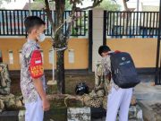 Satgas Covid-19 Pelajar Di SMPN 1 Blora Mendapat Pembinaan dari Polres Blora