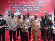 Kapolda Jateng Launching Satgas Covid-19 Pelajar se-Kabupaten Tegal