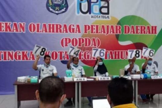 103 Pelajar Ikuti Kejuaraan Karate Popda Kota Tegal 2021