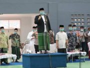 Peserta Upacara Hari Santri 2021 Kenakan Baju Muslim