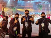 Kombinasi Beskap Lurik dan Blangkon Kontingen Jateng, Curi Perhatian Penonton