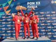 Dua Medali Emas Dibawa Pulang Pemanjat Putra dan Putri Jateng