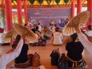 Workshop Melukis Motif Batik , Road to Festival Payung Indonesia