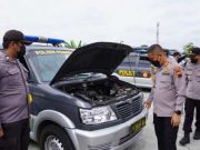 Polres Klaten Gelar Apel Pengecekan Kendaraan Dinas Operasional