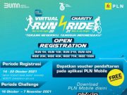 Bantu Sambung Listrik Warga Tidak Mampu, Gelar PLN Mobile Virtual Charity Run and Ride