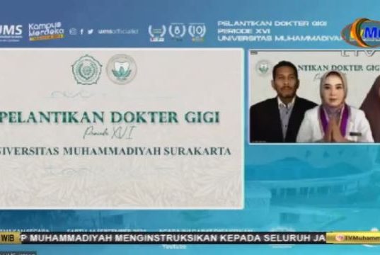 UMS Lantik 15 Dokter Gigi Baru, Lima Orang ‘Cumlaude’ Sempurna