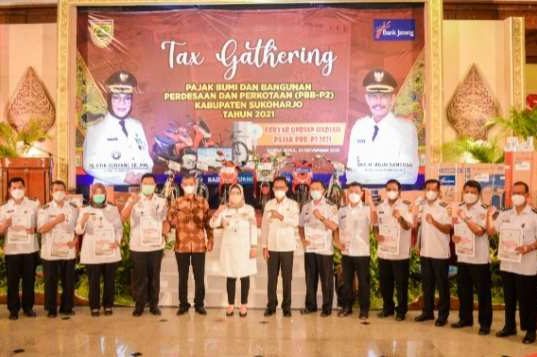 Bank Jateng Sukoharjo Gelar Tax Gathering dan Pengundian Gebyar Hadiah PBB Tahun 2021