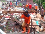 BPBD dan Polres Wonogiri Melakukan Penanganan Darurat Bencana Longsor