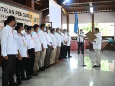 Ini Pesan Moral Amir Machmud saat Melantik Ketua PWI Kebumen dan Purworejo