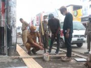Pembangunan Proyek Jalan Ahmad Yani Kota Tegal Baru 17 Persen