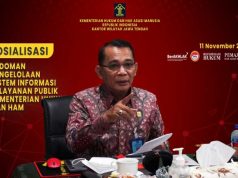Maksimalkan Informasi Pelayanan Publik, Kumham Jateng Gelar Sosialisasi SIPPN