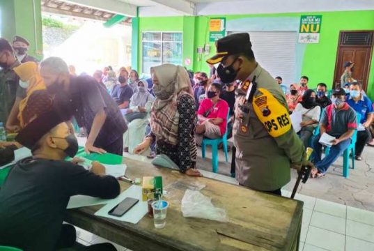 Vaksinasi Serentak di Kantor PCNU Magelang Diikuti 814 Orang