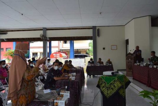 Petinggi di Kecamatan Kalinyamatan Minta Tambahan Vaksin, Bupati Setuju dan Akan Bantu Snack