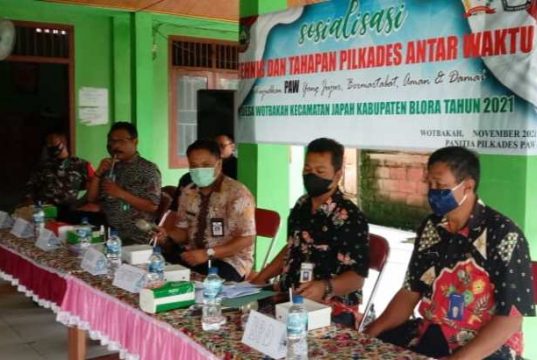 Dua Kandidat Bakal Bersaing pada Pilkades PAW Wotbakah Blora