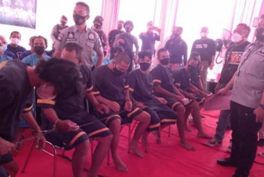 Polres Tegal Ungkap 12 Kasus, Amankan 11 Tersangka