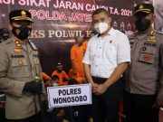5 Pencuri Terjaring Ops Sikat Jaran Candi 2021 Polres Wonosobo