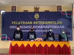 118 Mahasiswa USM Ikuti Pelatihan Keterampilan Organisasi Kemahasiswaan