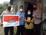 Dua Anaknya Lumpuh, Ali Rasidi Mendapat Bantuan dari Polres Klaten
